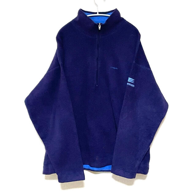 patagonia(パタゴニア)の【激レア】企業物! 90s patagonia ハーフジップフリース　USA製 メンズのジャケット/アウター(ブルゾン)の商品写真