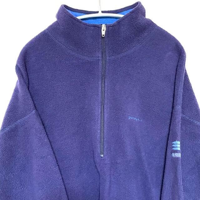 patagonia(パタゴニア)の【激レア】企業物! 90s patagonia ハーフジップフリース　USA製 メンズのジャケット/アウター(ブルゾン)の商品写真