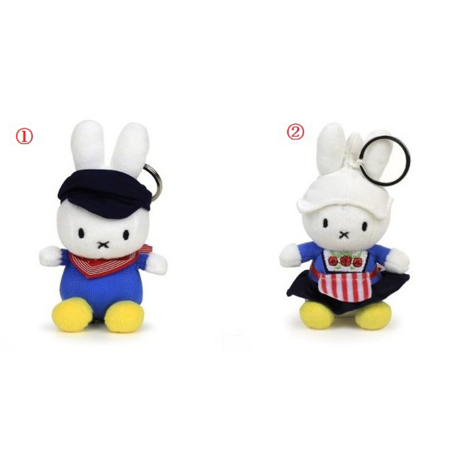 miffy(ミッフィー)の【ミッフィー】全10種セット★オランダ限定ボントントイズぬいぐるみキーリング レディースのファッション小物(キーホルダー)の商品写真