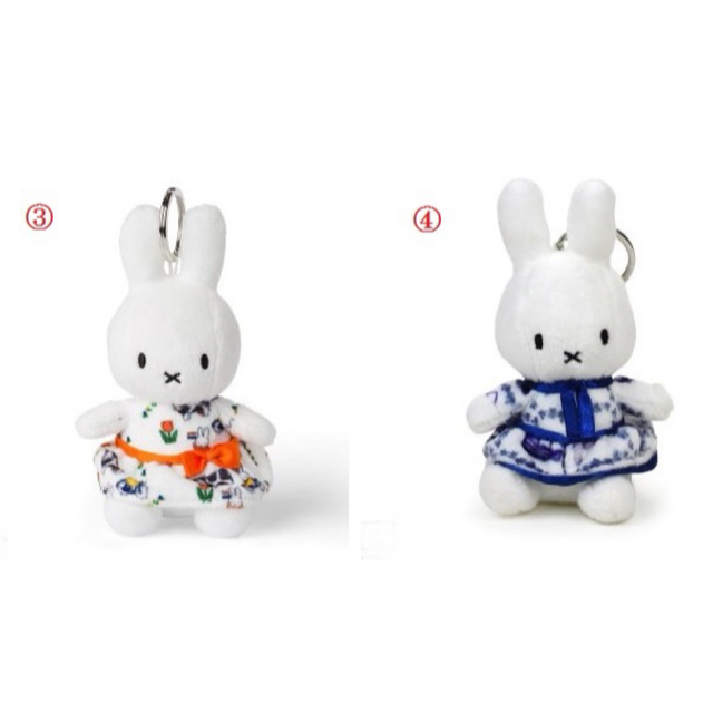 miffy(ミッフィー)の【ミッフィー】全10種セット★オランダ限定ボントントイズぬいぐるみキーリング レディースのファッション小物(キーホルダー)の商品写真