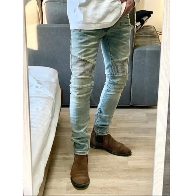 FEAR OF GOD(フィアオブゴッド)のmnml  ジップデニム M14 STRETCH DENIM BLUE  29 メンズのパンツ(デニム/ジーンズ)の商品写真