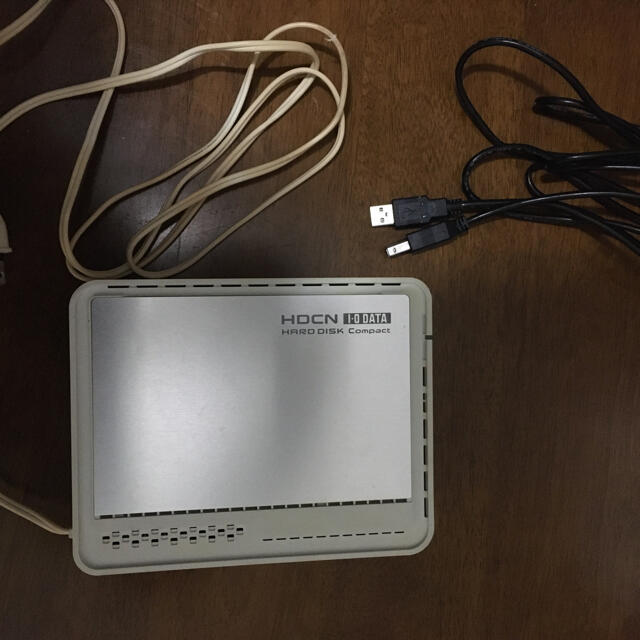 IODATA(アイオーデータ)のiodata HDCN 外付けHDD スマホ/家電/カメラのPC/タブレット(PC周辺機器)の商品写真