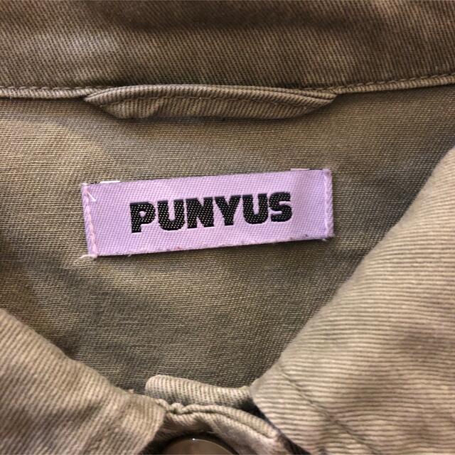 PUNYUS(プニュズ)の【PUNYUS】プニュズ　 ミリタリーシャツ  古着 レディースのトップス(シャツ/ブラウス(長袖/七分))の商品写真