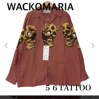 新品・未使用　WACKO MARIA   シャツ　スカル柄(シャツ)