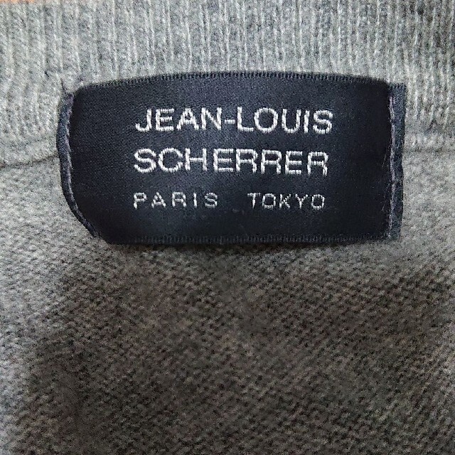 カシミア100%セーター グレー 日本製 JEAN LOUIS SCHERRER