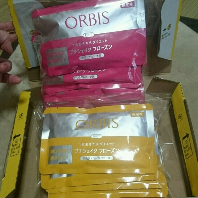 ORBIS(オルビス)の18袋☆オルビス  プチシェイク  ピーチ＆マンゴー  ダイエット コスメ/美容のダイエット(ダイエット食品)の商品写真