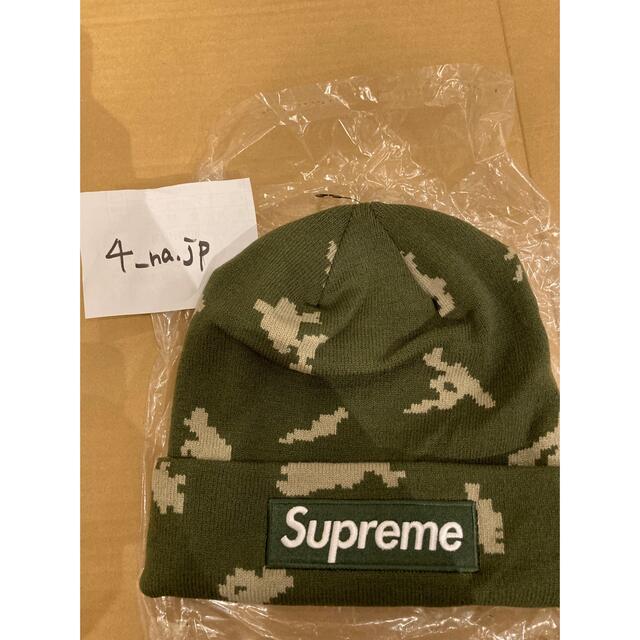 Supreme New Era®️ Box Logo Beanie-Camo-