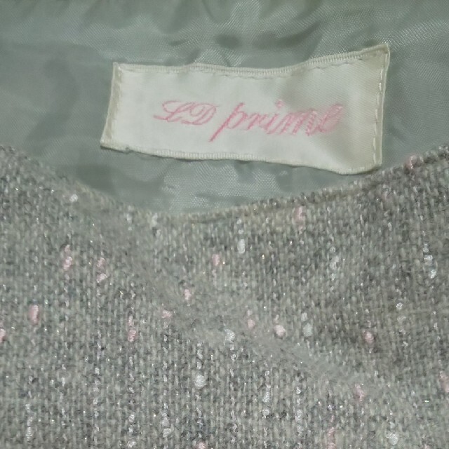 LD prime(エルディープライム)のLDプライム ラメ入り スカート レディースのスカート(ミニスカート)の商品写真