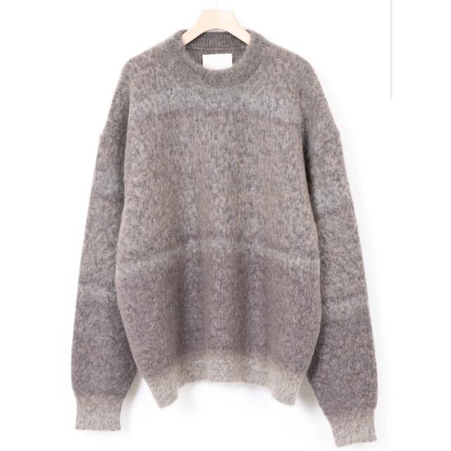 SUNSEA(サンシー)のyoke ROTHKO BORDER CREW NECK メンズのトップス(ニット/セーター)の商品写真