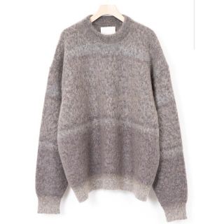 サンシー(SUNSEA)のyoke ROTHKO BORDER CREW NECK(ニット/セーター)