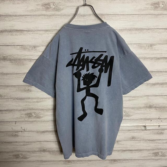 サイズ表記L90s stussy ステューシー セットアップ シャドーマン 半袖