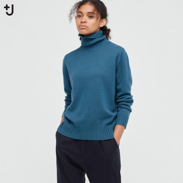 UNIQLO(ユニクロ)のミドルゲージカシミヤブレンドタートルネックセーター レディースのトップス(ニット/セーター)の商品写真