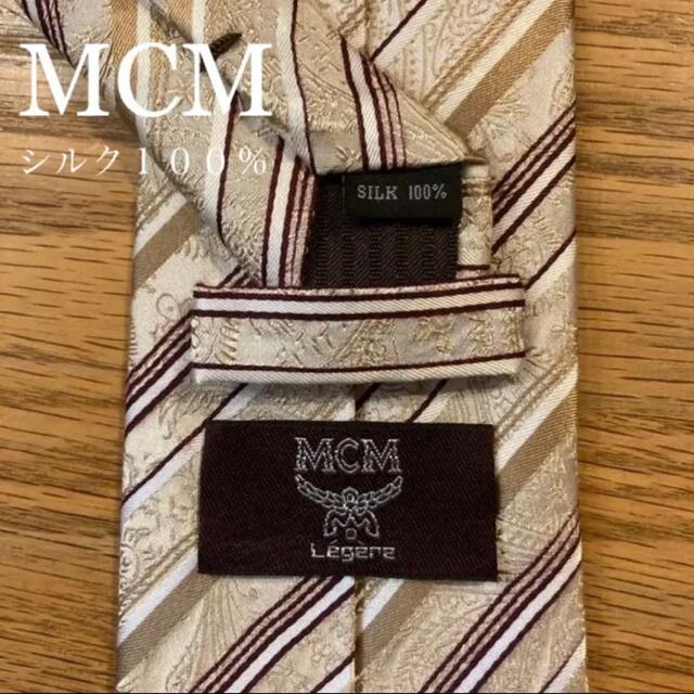 MCM(エムシーエム)のMCM シルク100% ネクタイ 150cm メンズのファッション小物(ネクタイ)の商品写真