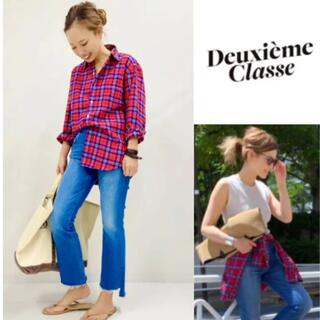 ドゥーズィエムクラス(DEUXIEME CLASSE)の新品　Deuxieme Classe  フランク&アイリーン  チェックシャツ(シャツ/ブラウス(長袖/七分))
