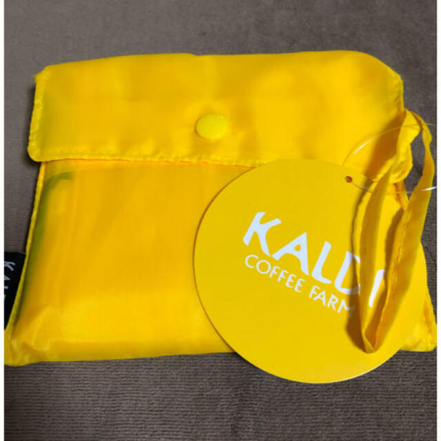 KALDI(カルディ)のカルディ　エコバッグ　イエロー　黄色 レディースのバッグ(エコバッグ)の商品写真