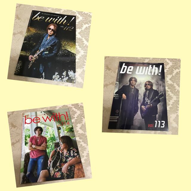 B'z ファンクラブ 会報誌 be with! vol.112・113・114の通販 by 