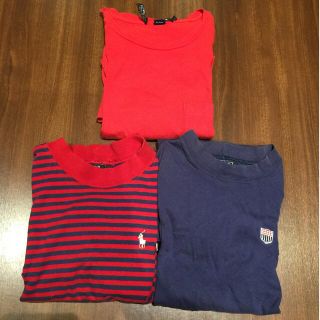 ポロラルフローレン(POLO RALPH LAUREN)の激安❗️Polo  Ralph Lauren ポロ　ラルフローレン 3枚セット(Tシャツ/カットソー(七分/長袖))