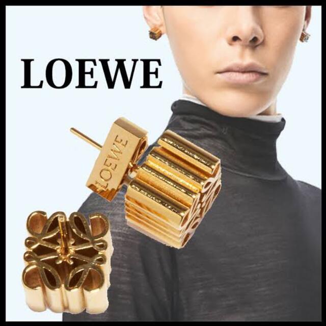 LOEWE ロエベ♥️大人気 アナグラム ピアス ゴールド 正規品の通販 by I'm_A♡｜ラクマ