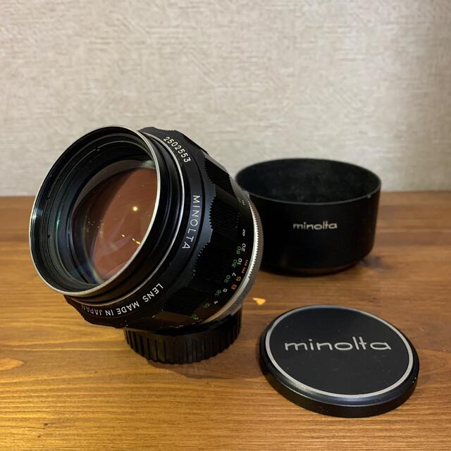 定番の中古商品 ROKKOR MC (ミノルタ) MINOLTA PF F1.7 85mm レンズ(単焦点)