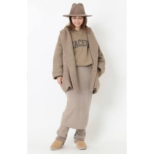 DEUXIEME CLASSE - LAUREN MANOOGIAN/SHORT HOODIE GAWN ベージュの DEUXIEME CLASSE - LAUREN MANOOGIAN/SHORT HOODIE GAWN ベージュの
