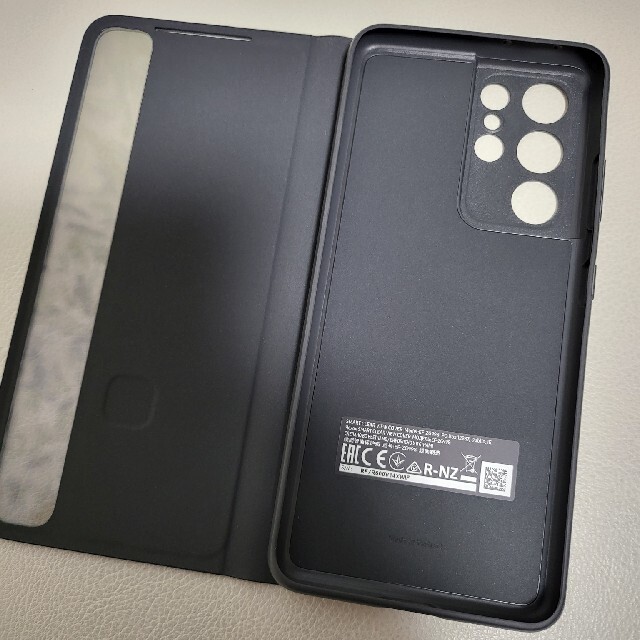 Galaxy(ギャラクシー)のS21Ultra用の純正ケース Smart Clear View Cover スマホ/家電/カメラのスマホアクセサリー(Androidケース)の商品写真