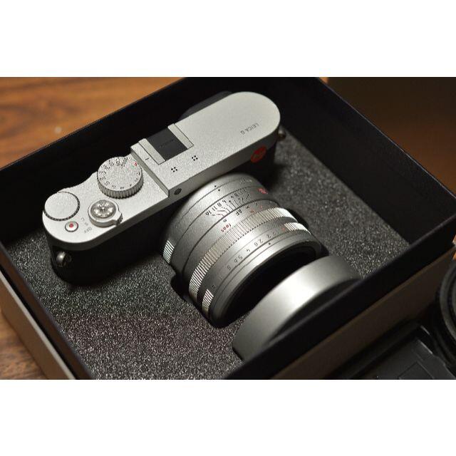 LEICA(ライカ)の【希少】Leica Q Type 116 シルバー＋LIM'Sボディケース スマホ/家電/カメラのカメラ(ミラーレス一眼)の商品写真