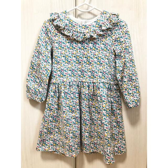 PETIT BATEAU(プチバトー)のプチバトー ワンピース 36m キッズ/ベビー/マタニティのキッズ服女の子用(90cm~)(ワンピース)の商品写真