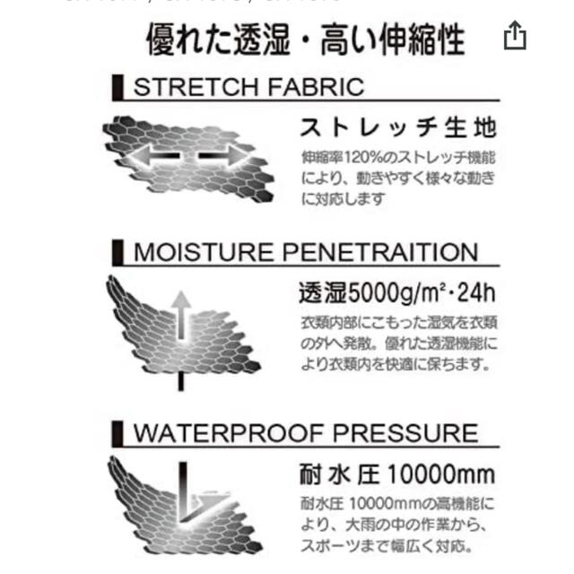 CAPTAIN STAG(キャプテンスタッグ)の防風撥水グローブ レディース ブルー MスマホiPhone対応 レディースのファッション小物(手袋)の商品写真