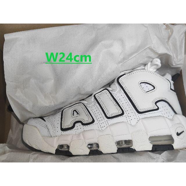 【アウトレット☆送料無料】 - NIKE 【24cm】WMNS White Summit UPTEMPO MORE AIR スニーカー