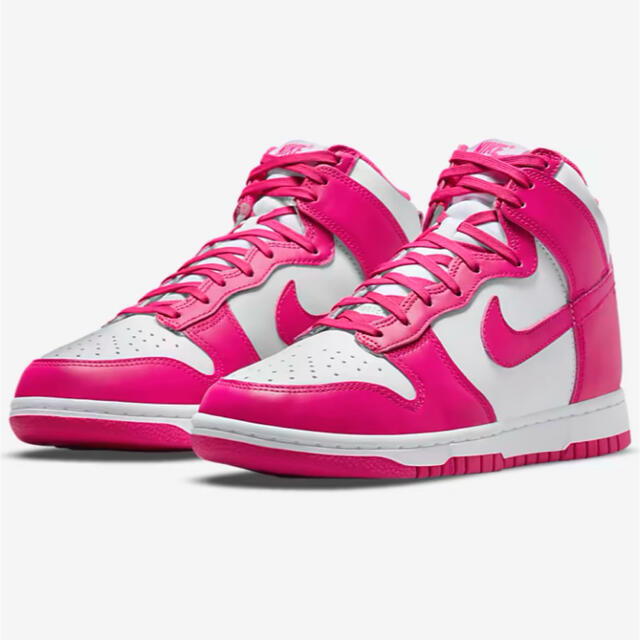 Nike WMNS Dunk High Pink Prime 24cm - スニーカー