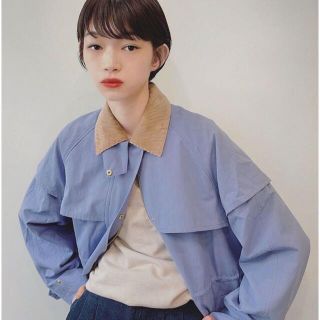 6(ROKU) COTTON BAFU CORDUROY COLLAR