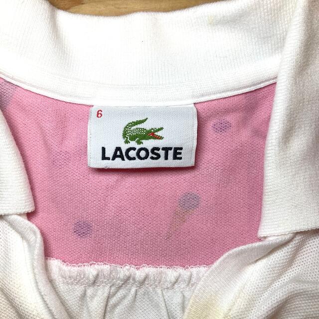 LACOSTE(ラコステ)の【Lacoste】ポロシャツ(110cm) キッズ/ベビー/マタニティのキッズ服女の子用(90cm~)(Tシャツ/カットソー)の商品写真