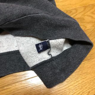 OLD STUSSY ヘッドホンロゴ刺繍　USA製　ジップアップパーカー　L