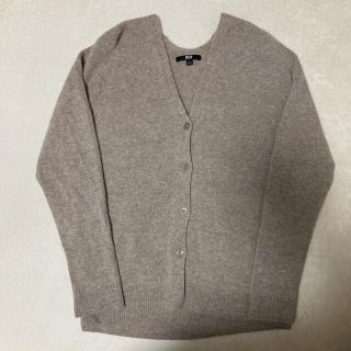 ユニクロ(UNIQLO)の【なおこ様専用】UNIQLO ユニクロ 3DプレミアムラムコクーンVネックカーデ(カーディガン)