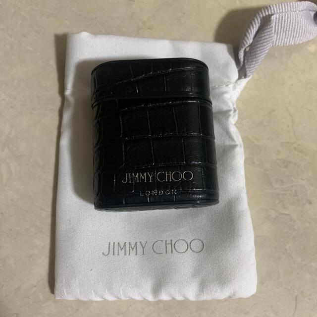 JIMMY CHOO(ジミーチュウ)のJIMMY CHOO AIRPODS CASE “BLACK” スマホ/家電/カメラのスマホアクセサリー(モバイルケース/カバー)の商品写真