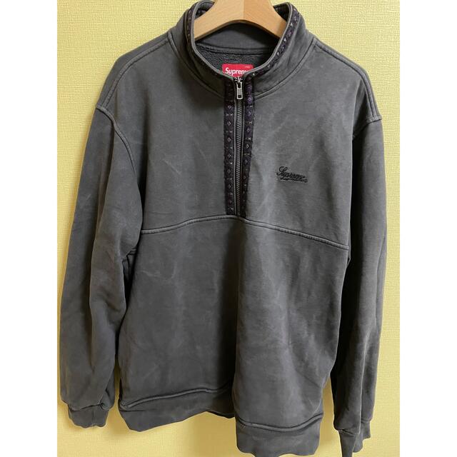 Supreme(シュプリーム)のsupreme 2018FW overdyed half zip メンズのトップス(スウェット)の商品写真