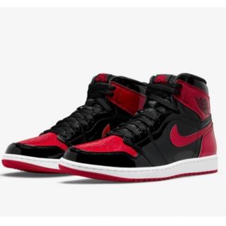 ナイキ(NIKE)のNIKE エア ジョーダン 1 Air Jordan 1 Patent Bred(スニーカー)