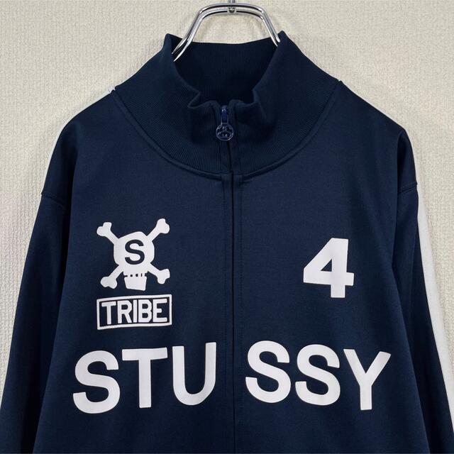 STUSSY(ステューシー)の【美品】ステューシー/STUSSY ジャージ トップ　ロゴ プリント　SSロゴ メンズのトップス(ジャージ)の商品写真