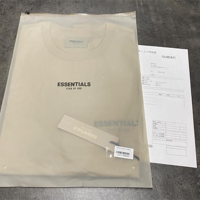 FEAR OF GOD(フィアオブゴッド)のM 本物 新品 Essentials Fear Of God Tシャツ Tee メンズのトップス(Tシャツ/カットソー(半袖/袖なし))の商品写真