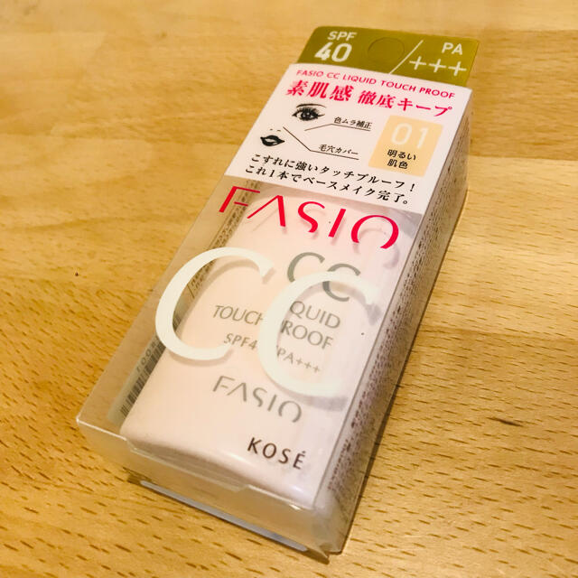 Fasio(ファシオ)のファシオ　CC リキッドタッチプルーフ   01 明るい肌色 コスメ/美容のベースメイク/化粧品(ファンデーション)の商品写真