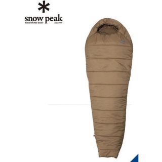 スノーピーク(Snow Peak)の新品 スノーピーク ミリタリースリーピングバッグ サンドストーン 寝袋 シュラフ(寝袋/寝具)