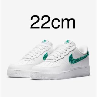 ナイキ(NIKE)のNike WMNS Air Force 1 Low Paisley Green(スニーカー)