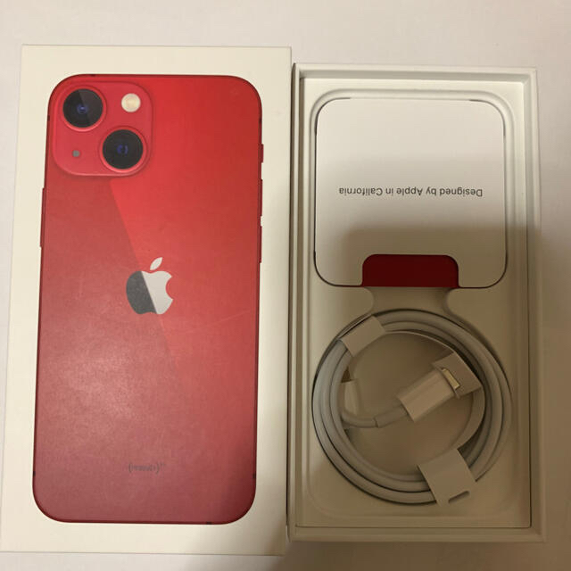 iPhone(アイフォーン)のiPhone13 mini 128GB PRODUCT RED 純正SIMフリー スマホ/家電/カメラのスマートフォン/携帯電話(スマートフォン本体)の商品写真