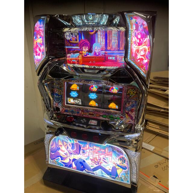 パチンコ/パチスロ実機 税込 北電子 パチスロ ノーゲーム・ノーライフ THE SLOT