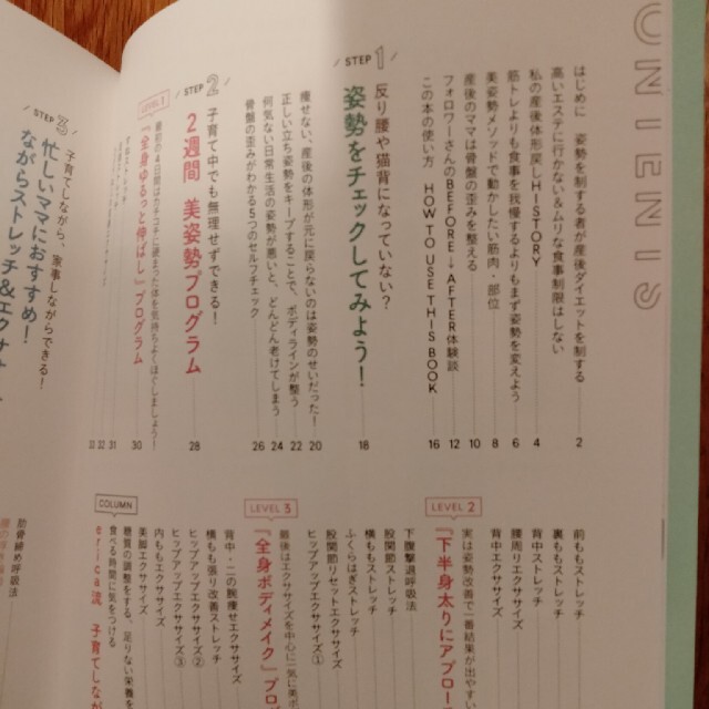 角川書店(カドカワショテン)の３人子持ち、アラフォーでも劇的に美しくなれる！産後美姿勢ダイエット 絶対マネでき エンタメ/ホビーの本(ファッション/美容)の商品写真