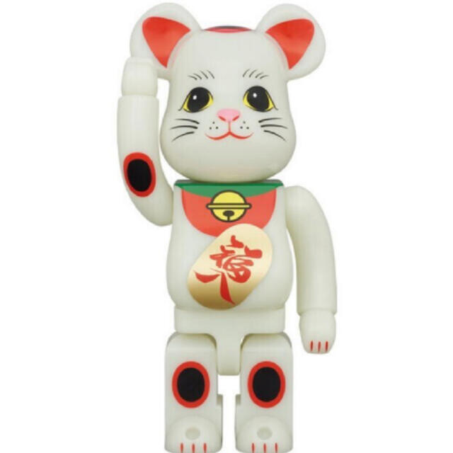 メディコムトイBE@RBRICK 招き猫 福入 蓄光 100% & 400％　2セット