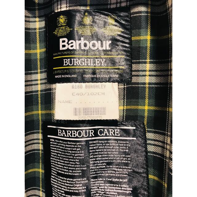 Barbour(バーブァー)のBarbor バブアー BURGHLEY C40 メンズのジャケット/アウター(ステンカラーコート)の商品写真