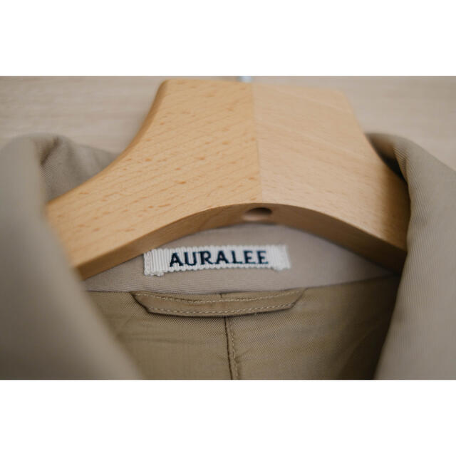 AURALEE(オーラリー)の美品！AURALEEフィンクスシャンブレーステンカラーコート メンズのジャケット/アウター(ステンカラーコート)の商品写真