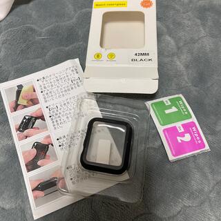 Apple Watch 42mm ケース ガラスフィルム一体 (腕時計(デジタル))
