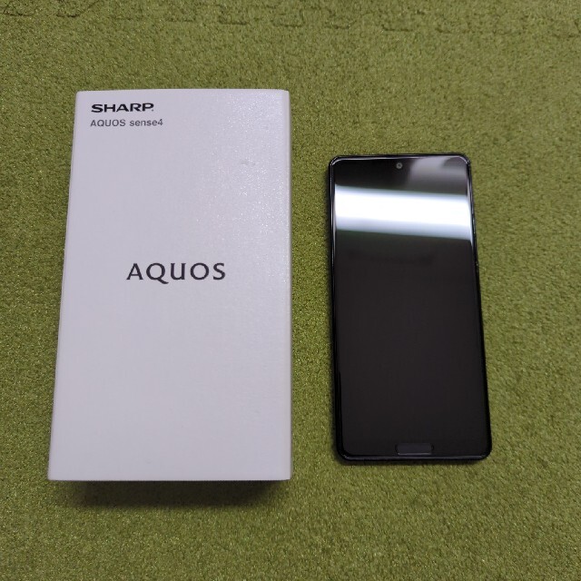 AQUOS sense4 SH-M15 ブラック シムフリースマホ/家電/カメラ